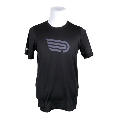 Unisex Pressio - Sports shirt, short sleeve, size M - Black ()