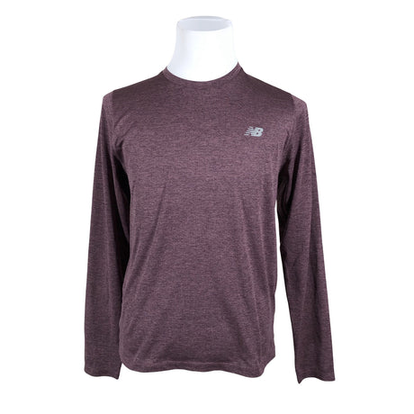 Unisex New Balance - Sports shirt, long sleeve, size M - Violet ()