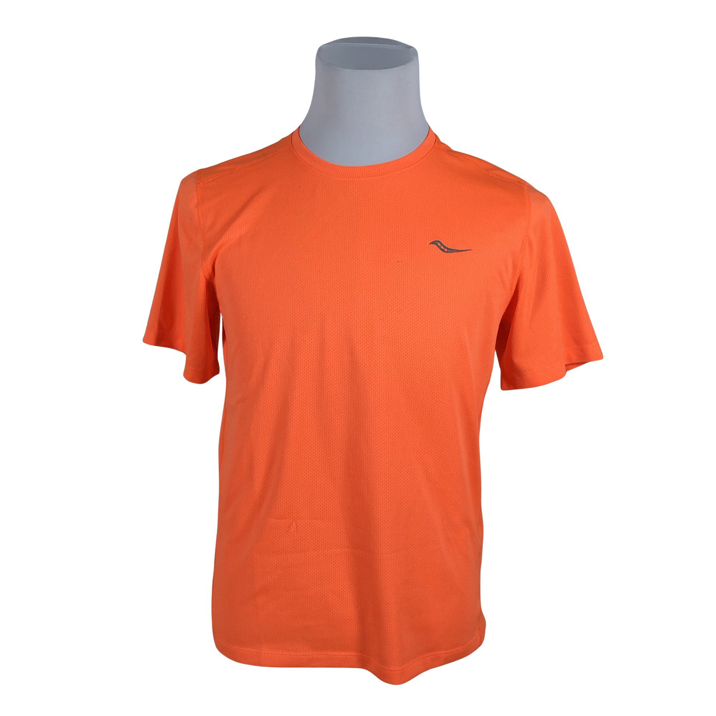 Unisex Saucony - Sports shirt, short sleeve, size M - Orange (1)