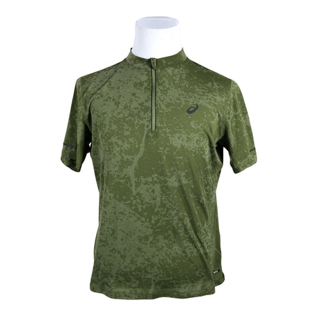 Unisex Asics - Sports shirt, short sleeve, size M - Green ()
