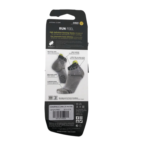 Unisex Sidas - Socks, size XS - Gray (2)