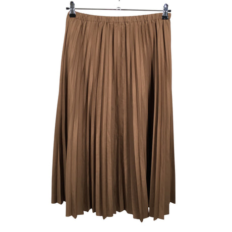 Unisex Your Face - Pleated skirt, size 40 - Brown ()