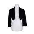 Unisex Flash Jeans - Knit bolero jacket, size 36 - Black ()