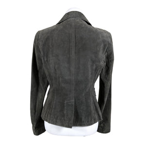 Unisex Your Face - Leather jacket, size 38 - Gray (2)