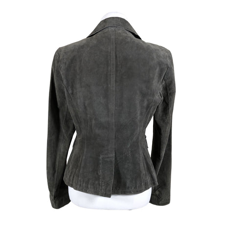 Unisex Your Face - Leather jacket, size 38 - Gray (2)