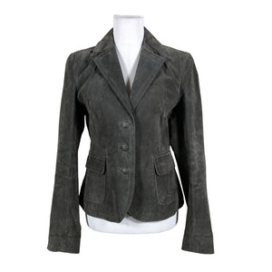 Unisex Your Face - Leather jacket, size 38 - Gray (1)