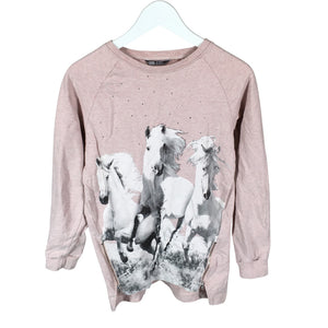 Unisex Lindex - Sweatshirt, size 158 - 164 - Light pink (1)