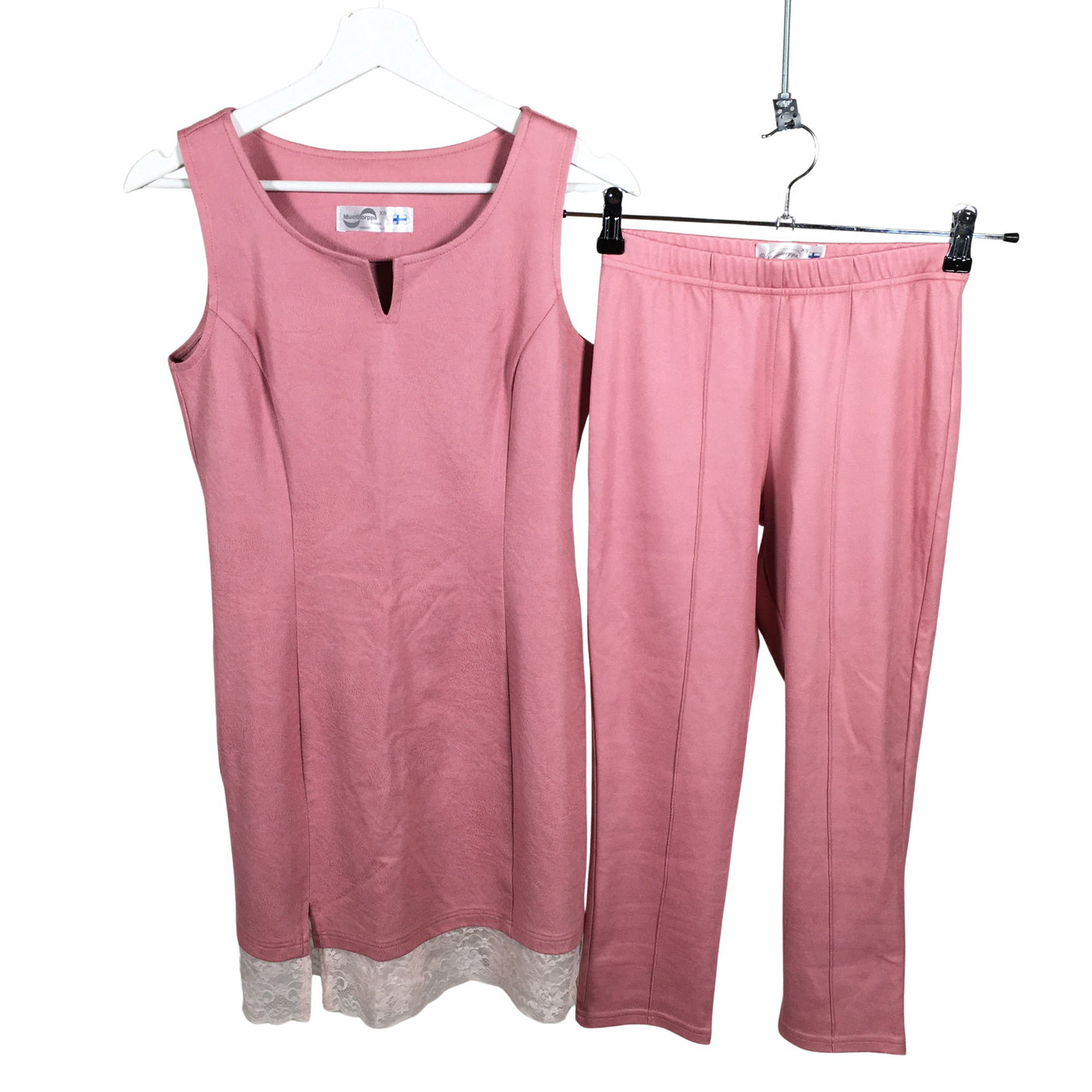 Unisex Muotitorppa - Tricot dress, size 34 - Light pink (1)