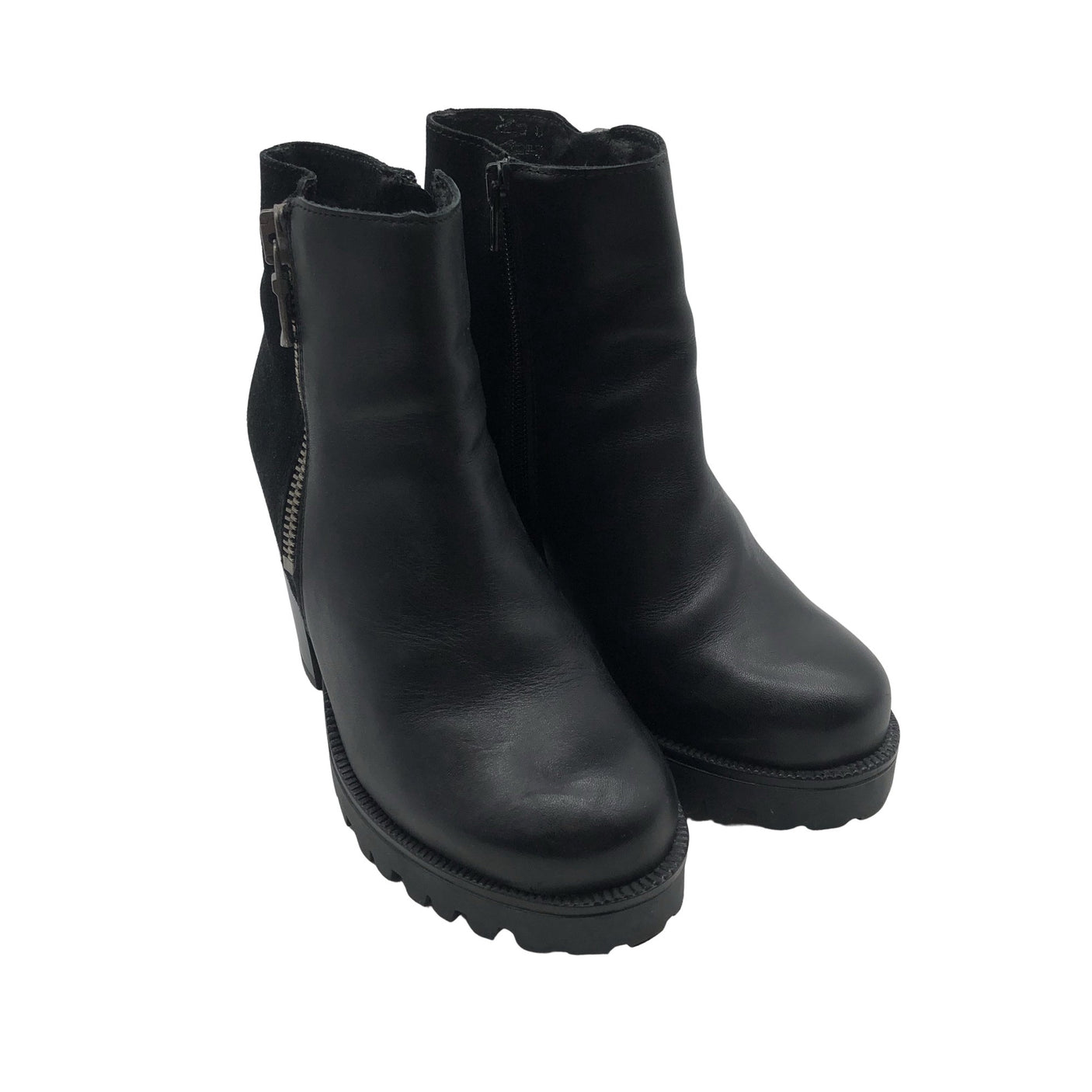 Unisex Zign - Ankle boots, size 38 - Black (2)