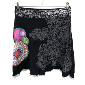 Unisex Desigual - Tricot skirt, size 40 - Black (1)