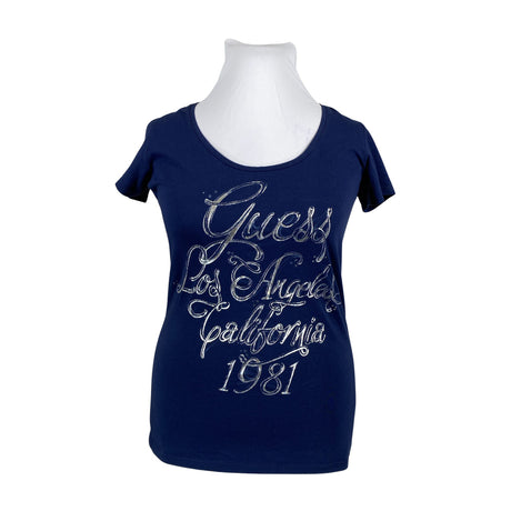 Unisex Guess - T-shirt, size 42 - Blue ()