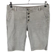 Unisex Cream - Denim shorts, size 42 - Beige ()