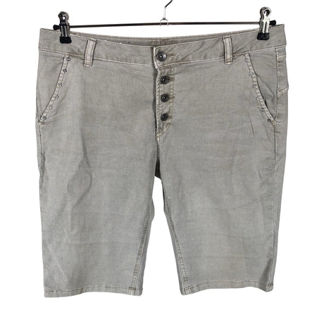 Unisex Cream - Denim shorts, size 42 - Beige ()