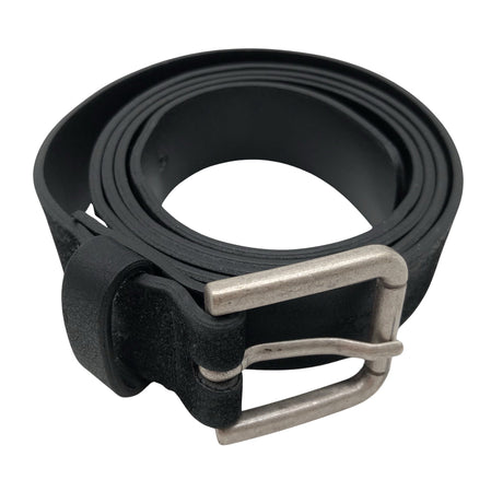 Unisex Zizzi - Leather belt, size Ei kokoa - Black ()