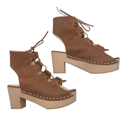 Unisex Terhi Pölkki - Heeled sandals, size 41 - Brown ()