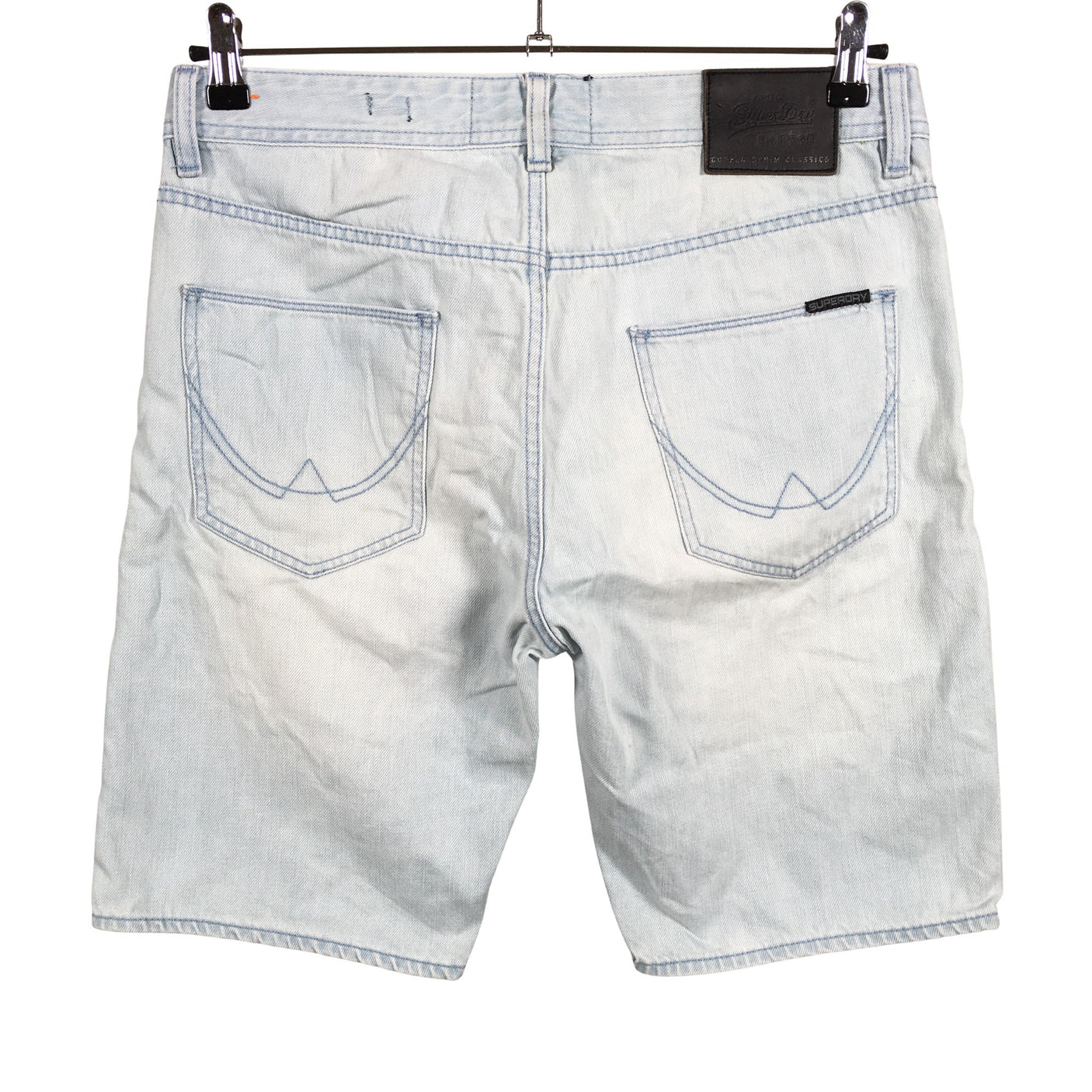 Unisex Superdry - Denim shorts, size W32 - Light blue (2)