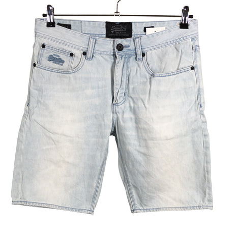 Unisex Superdry - Denim shorts, size W32 - Light blue ()