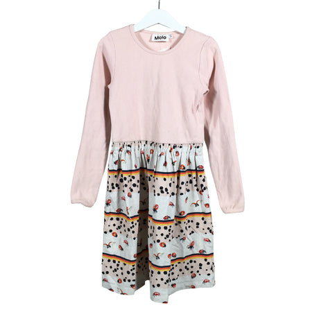 Unisex Molo Kids - Tricot dress, size 134 - 140 - Light pink ()