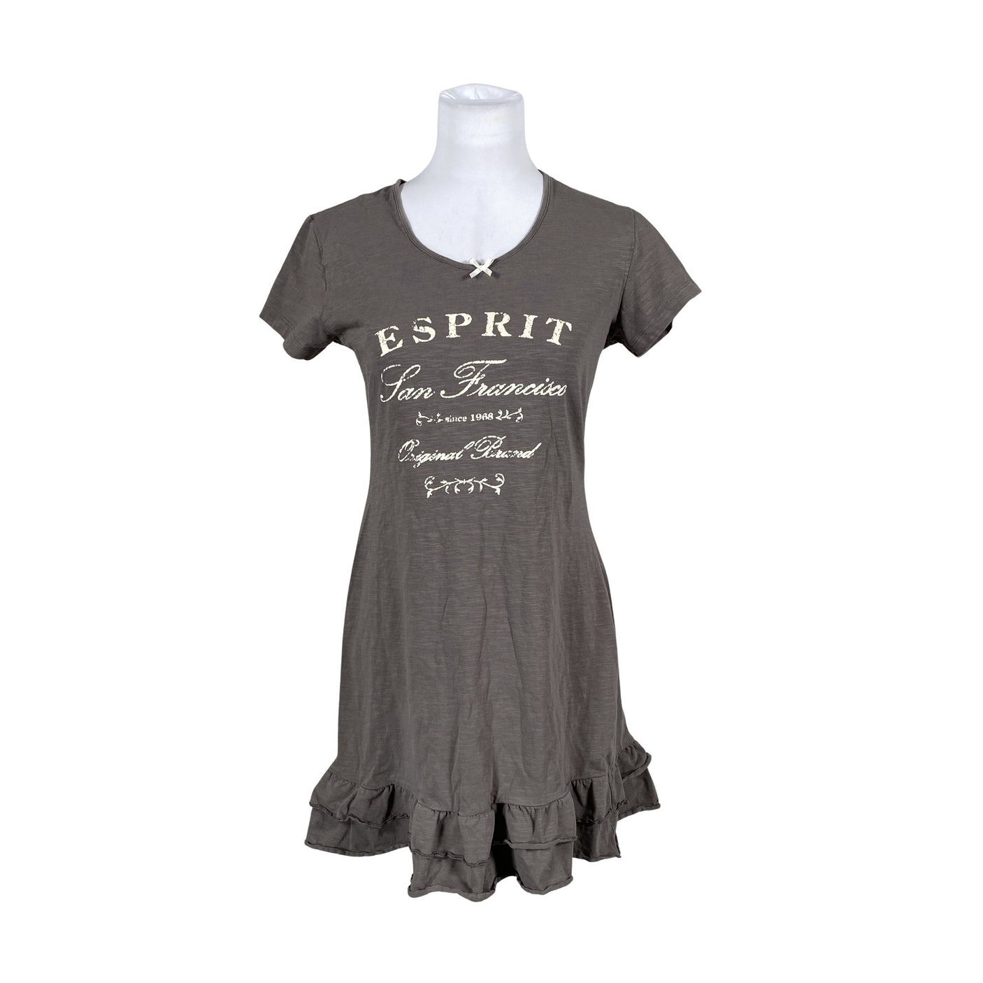 Unisex Esprit - Tricot dress, size 40 - Brown (1)
