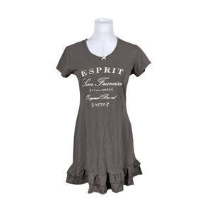 Unisex Esprit - Tricot dress, size 40 - Brown (1)