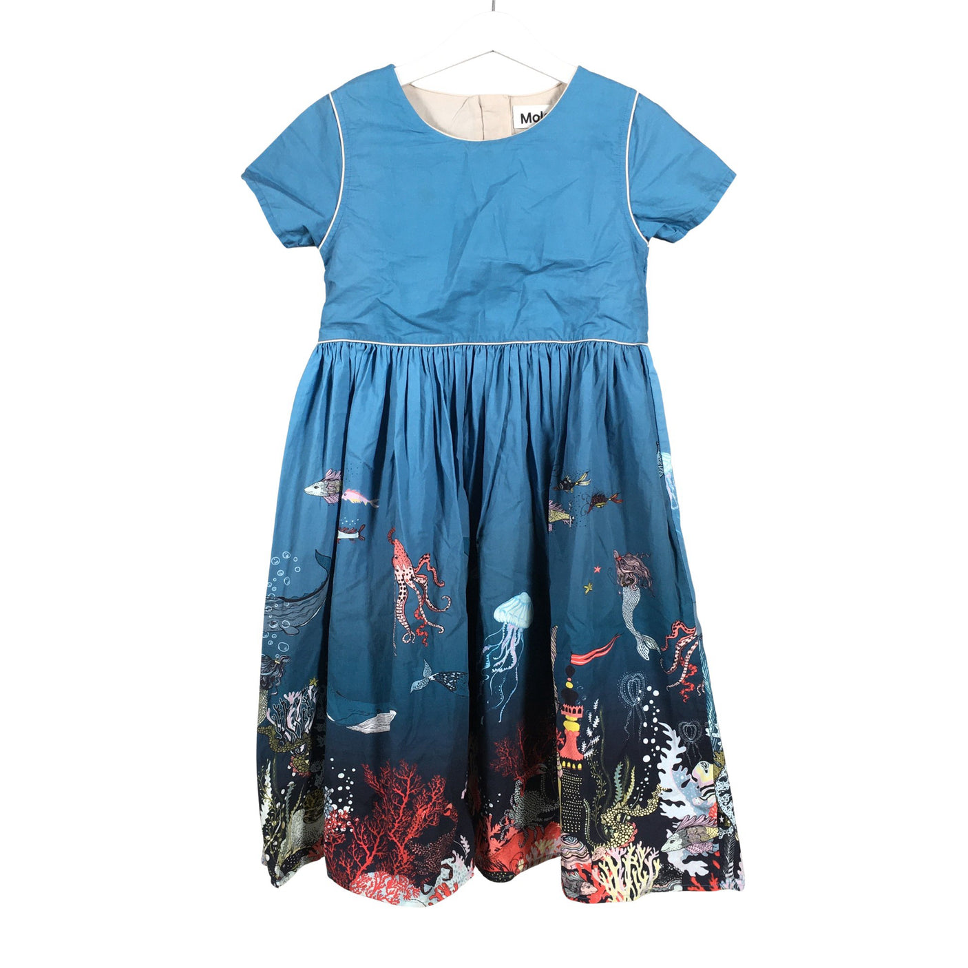 Unisex Molo Kids - Dress, size 116 - 122 - Light blue (1)