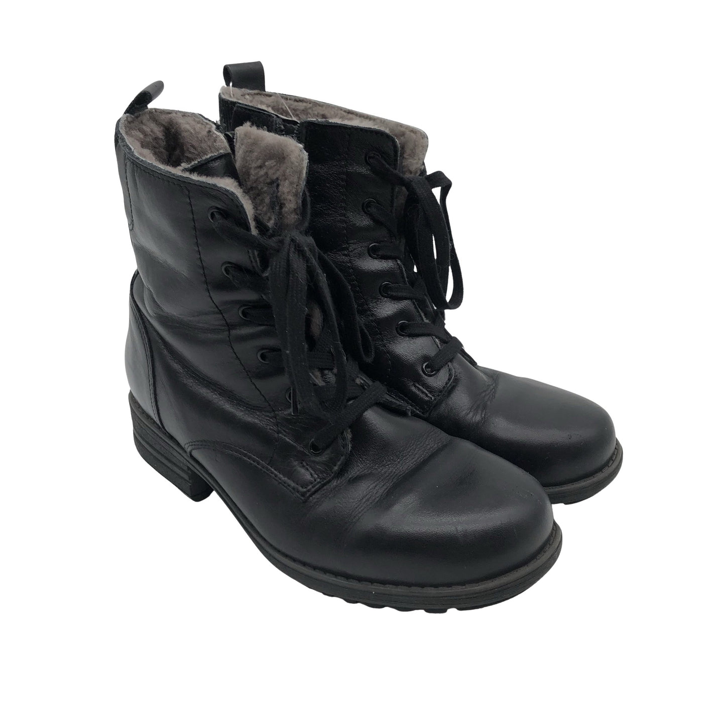 Unisex Piqant - Army boots, size 39 - Black (2)