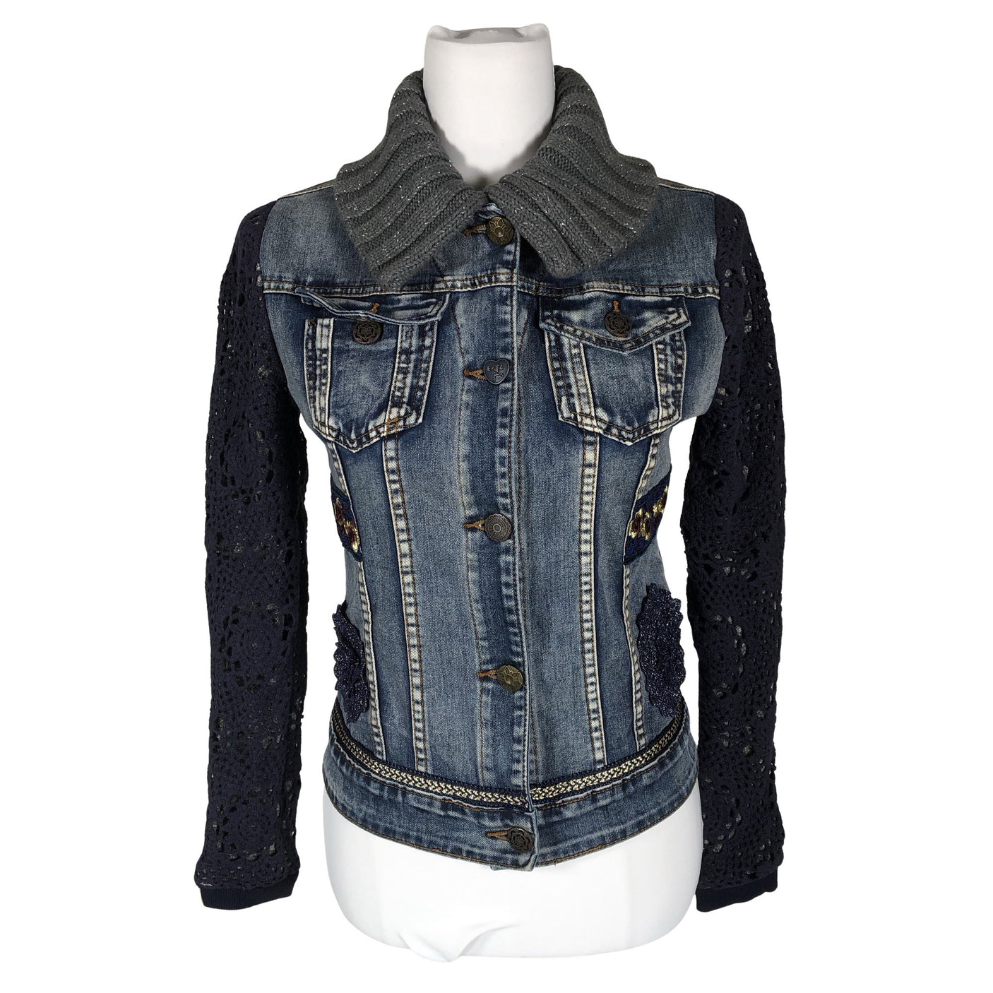Unisex Desigual - Denim jacket, size 34 - Blue (1)