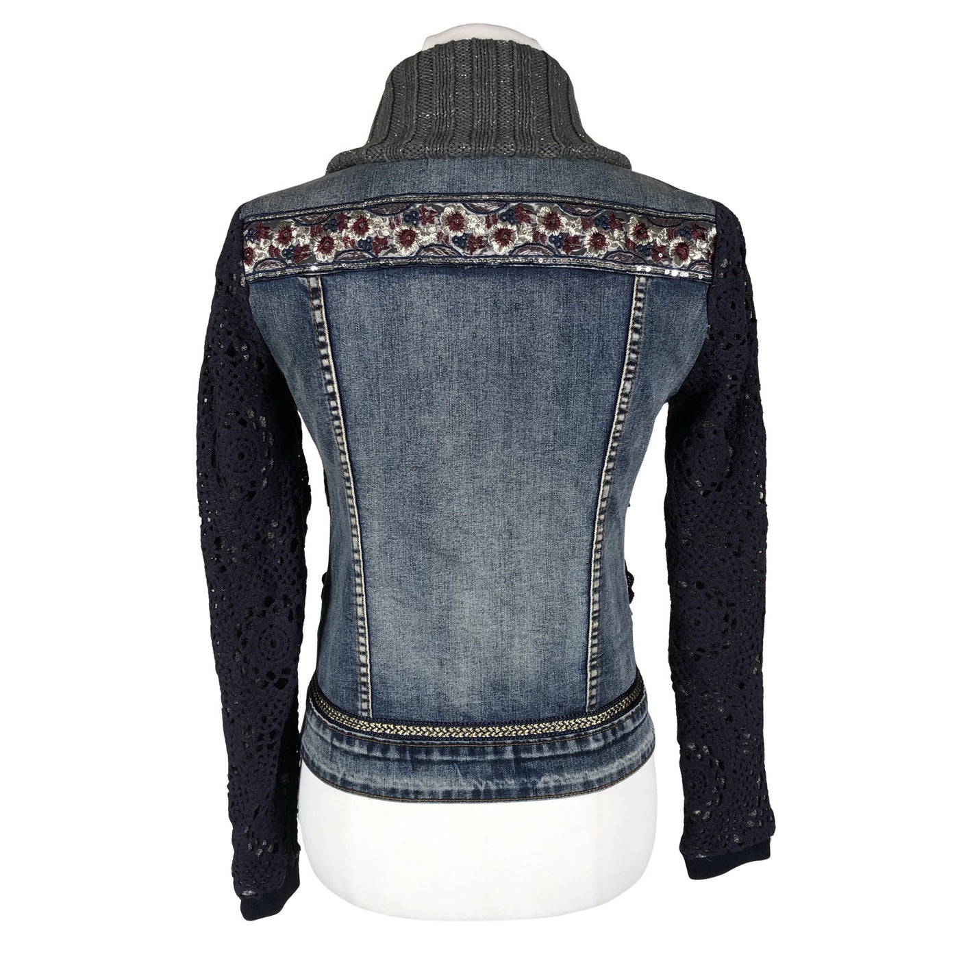 Unisex Desigual - Denim jacket, size 34 - Blue (2)