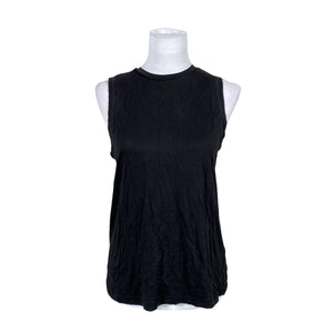 Unisex Weekday - Tricot tank top, size 38 - Black (1)