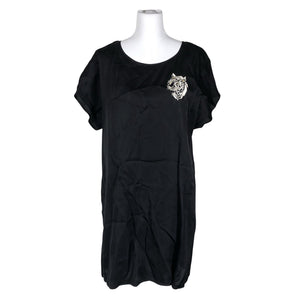 Unisex DKNY - Schiffon dress, size 40 - Black (1)