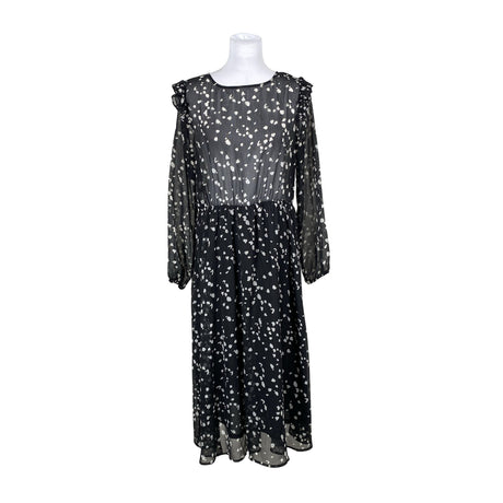 Unisex Lindex - Schiffon dress, size 38 - Black ()