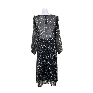 Unisex Lindex - Schiffon dress, size 38 - Black (2)