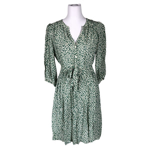 Unisex Gerard Darel - Schiffon dress, size 40 - Green (1)