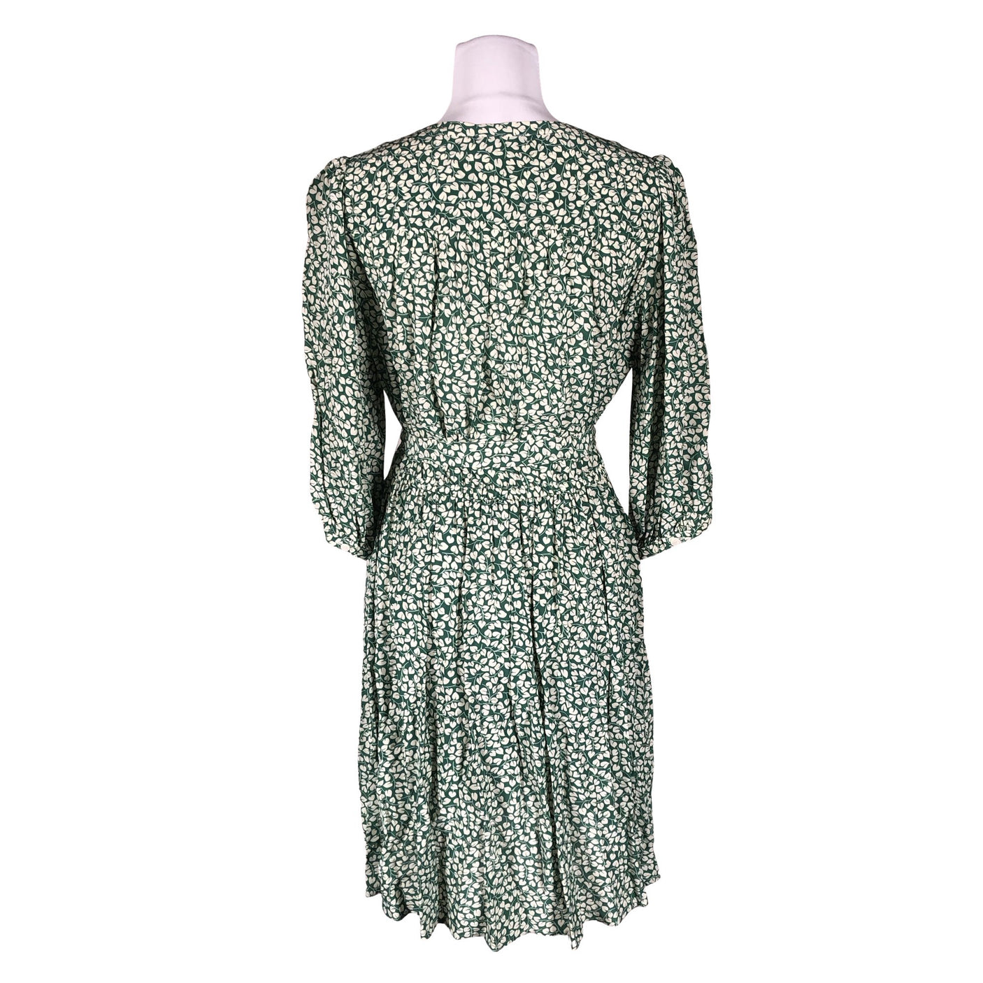 Unisex Gerard Darel - Schiffon dress, size 40 - Green (2)