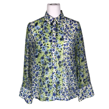Unisex Baum und Pferdgarten - Blouse, size 36 - Blue ()