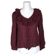 Unisex Part two - Blouse, size 36 - Wine red ()