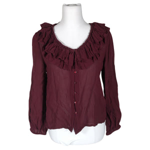 Unisex Part two - Blouse, size 36 - Wine red (1)