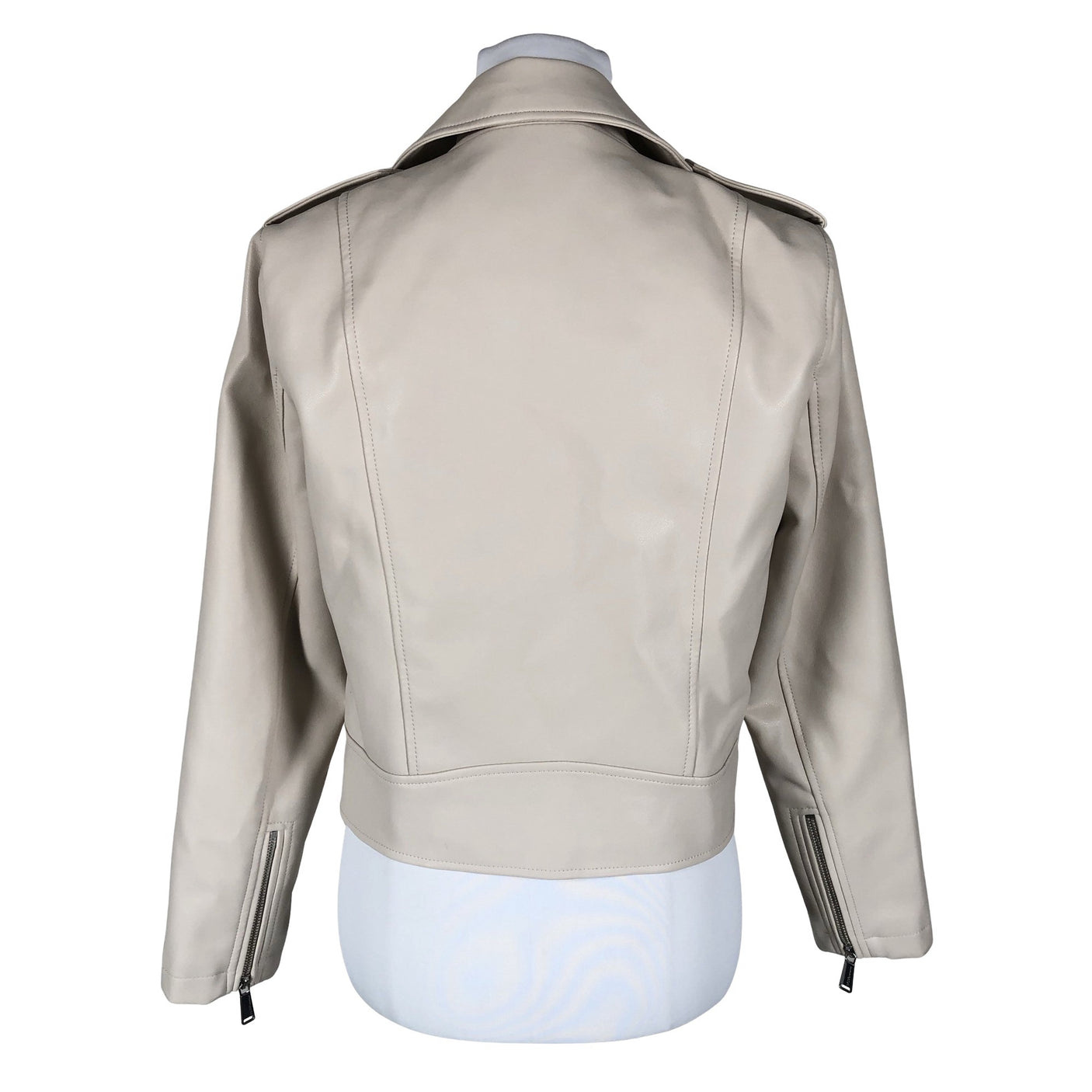 Unisex BCBGeneration - Leather jacket, size 36 - Beige (2)
