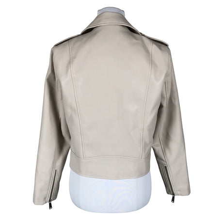 Unisex BCBGeneration - Leather jacket, size 36 - Beige (2)