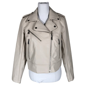 Unisex BCBGeneration - Leather jacket, size 36 - Beige (1)