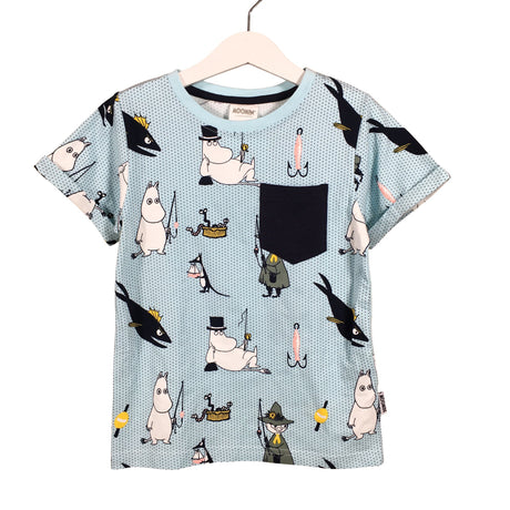 Unisex Moomin by Martinex - T-shirt, size 110 - 116 - Light blue ()