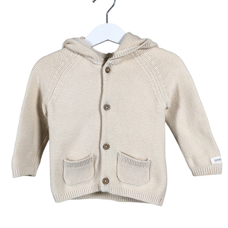 Unisex Newbie - Cardigan, size 80 - 86 - Beige ()