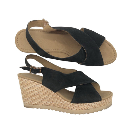Unisex Gabor - Wedge sandals, size 42 - Black ()