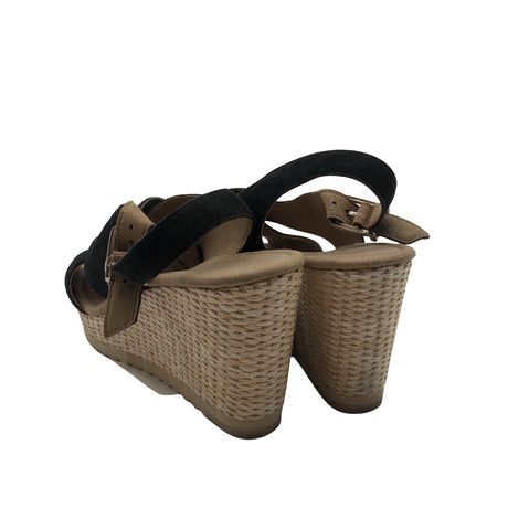 Unisex Gabor - Wedge sandals, size 42 - Black (2)