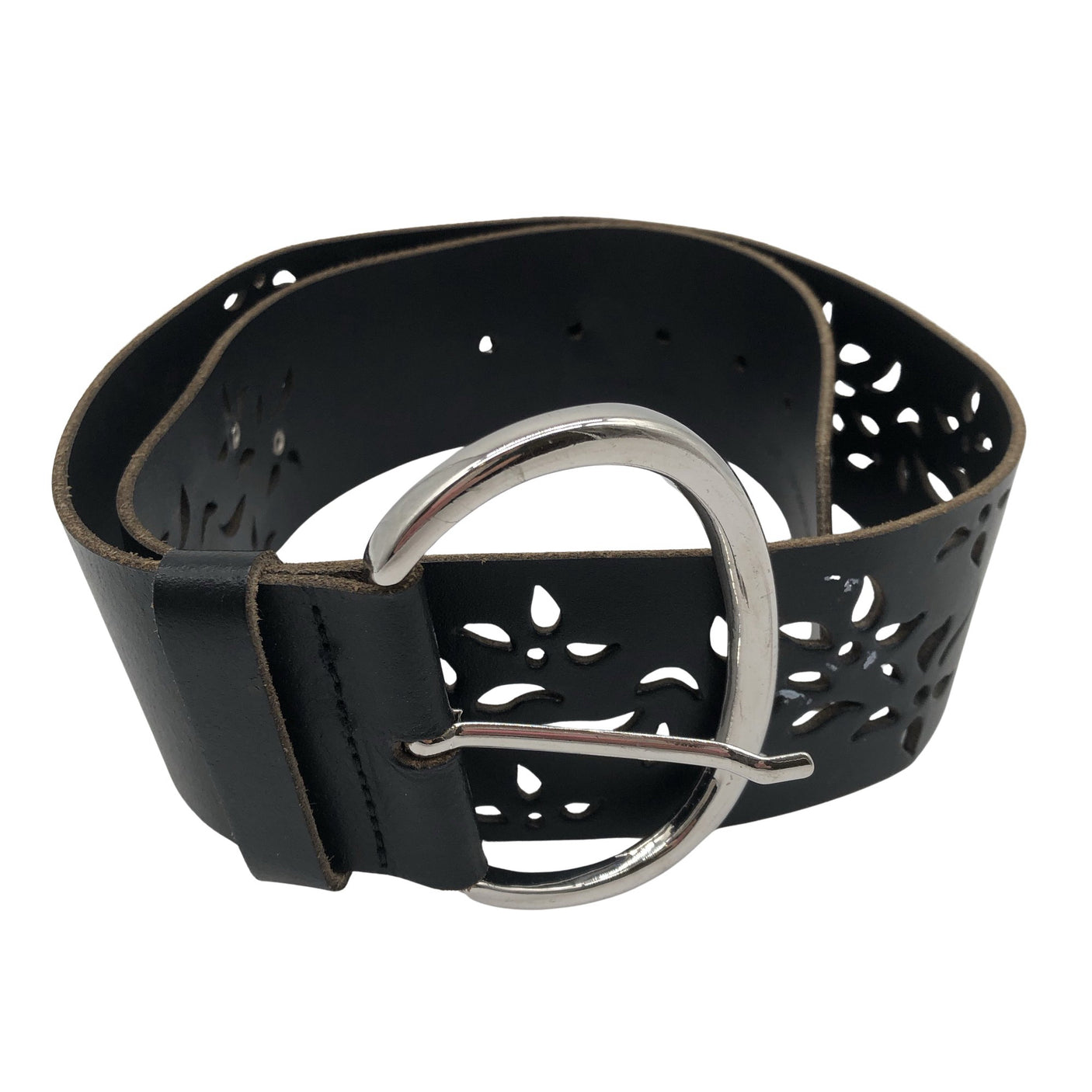 Unisex Guess - Leather belt, size Ei kokoa - Black (1)