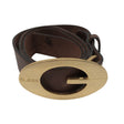 Unisex Guess - Leather belt, size Ei kokoa - Brown ()