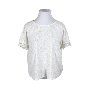 Unisex Marks&Spencer - Short-sleeved blouse, size 48 - White (1)