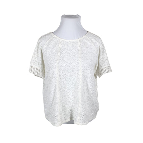 Unisex Marks&Spencer - Short-sleeved blouse, size 48 - White ()