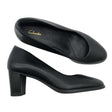 Unisex Clarks - High heels, size 36 - Black ()