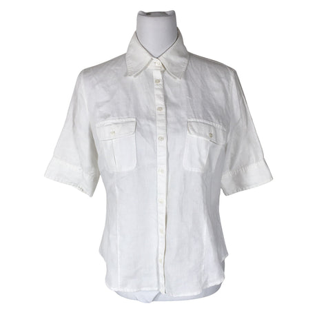 Unisex Global - Short-sleeved blouse, size 40 - White ()